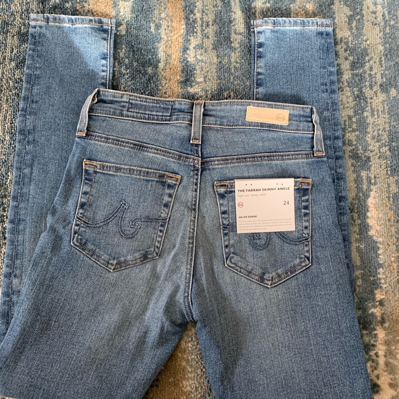 AG Adriano Goldschmied size 24R denim jeans.   Great vintage wash.   NWT skinny - Picture 2 of 4